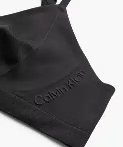 Calvin Klein Light Lined Bonded Flex Bralette Black