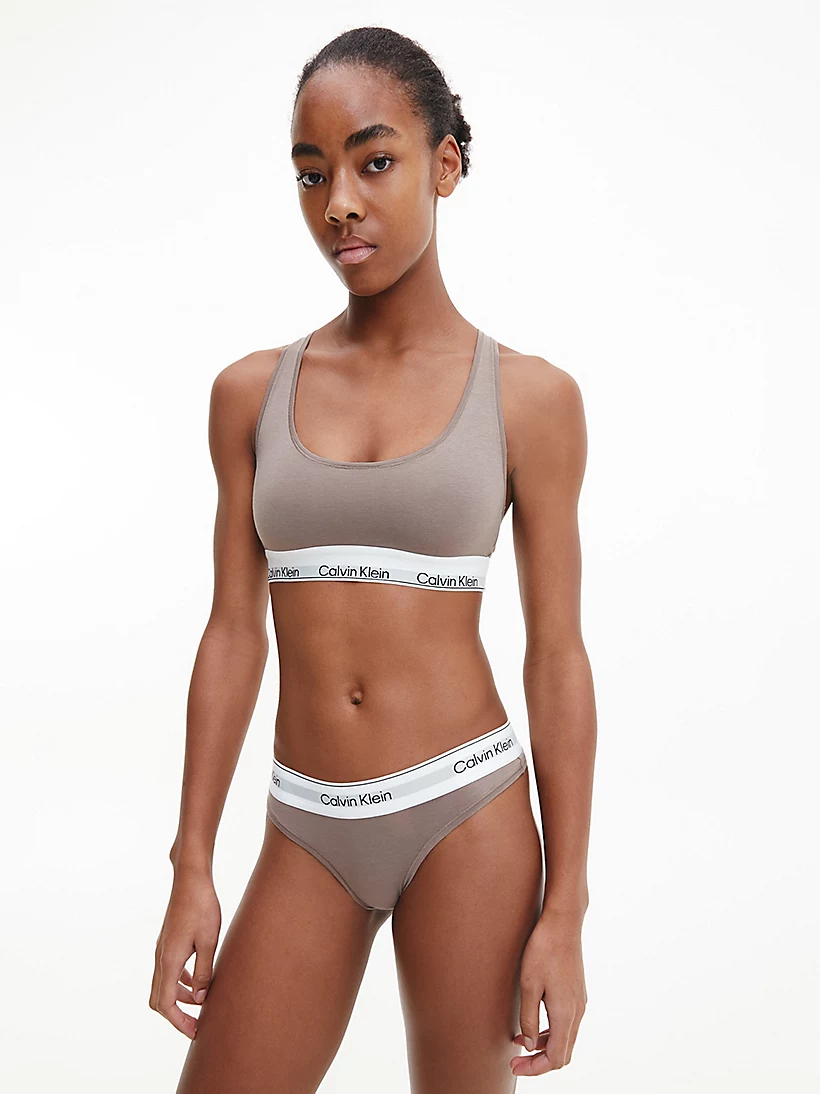 Modern Cotton Thong by Calvin Klein Online, THE ICONIC
