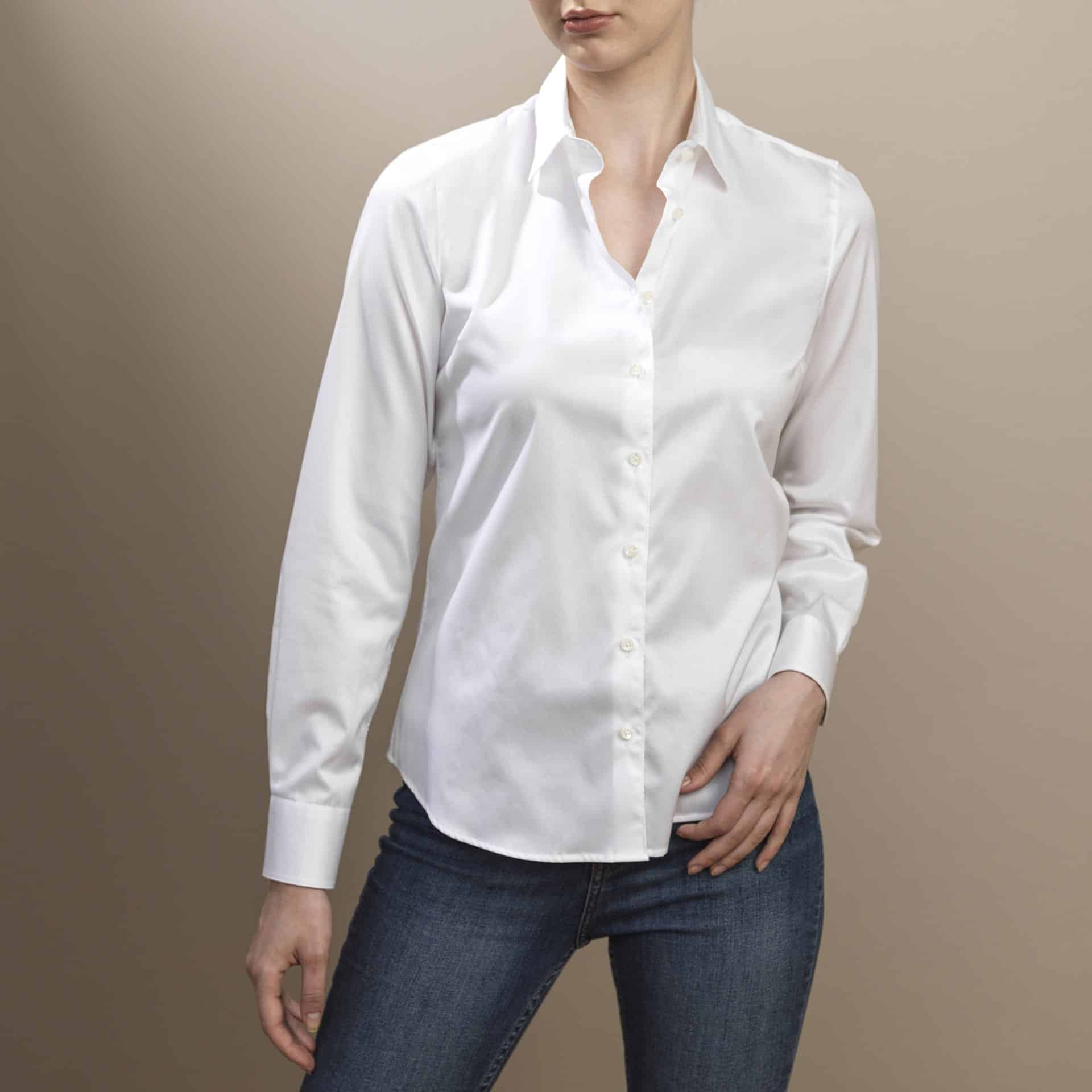 Buy Stenströms Sofie Shirt White - Scandinavian Fashion Store