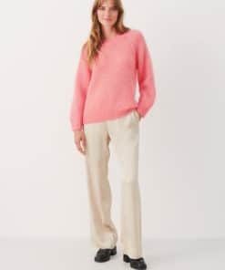 Part Two Rhona Mohair Crewneck Sweater S / Flamingo