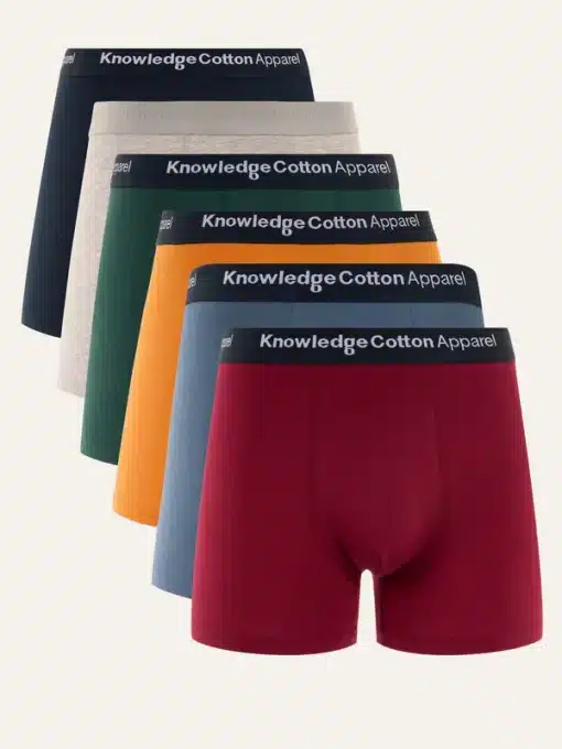 Knowledge Cotton Apparel Maple 6- Pack Underwear Multi