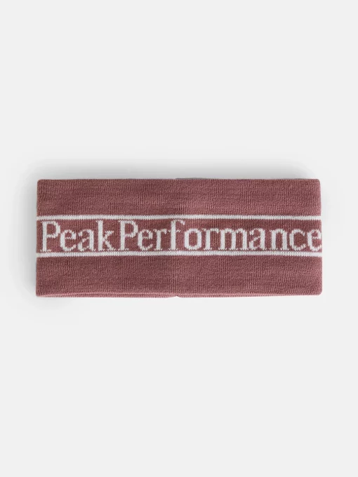 Peak Performance Pow Headband Women Rose Brown
