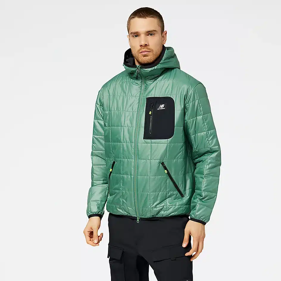 Buy New Balance AT Puffer Jacket Jade - Scandinavian Fashion Store