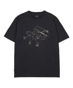 Makia Blueprint T-shirt Black
