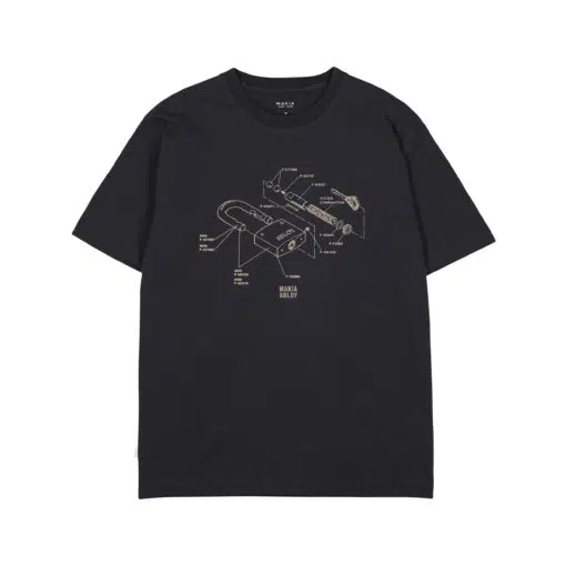 Makia Blueprint T-shirt Black