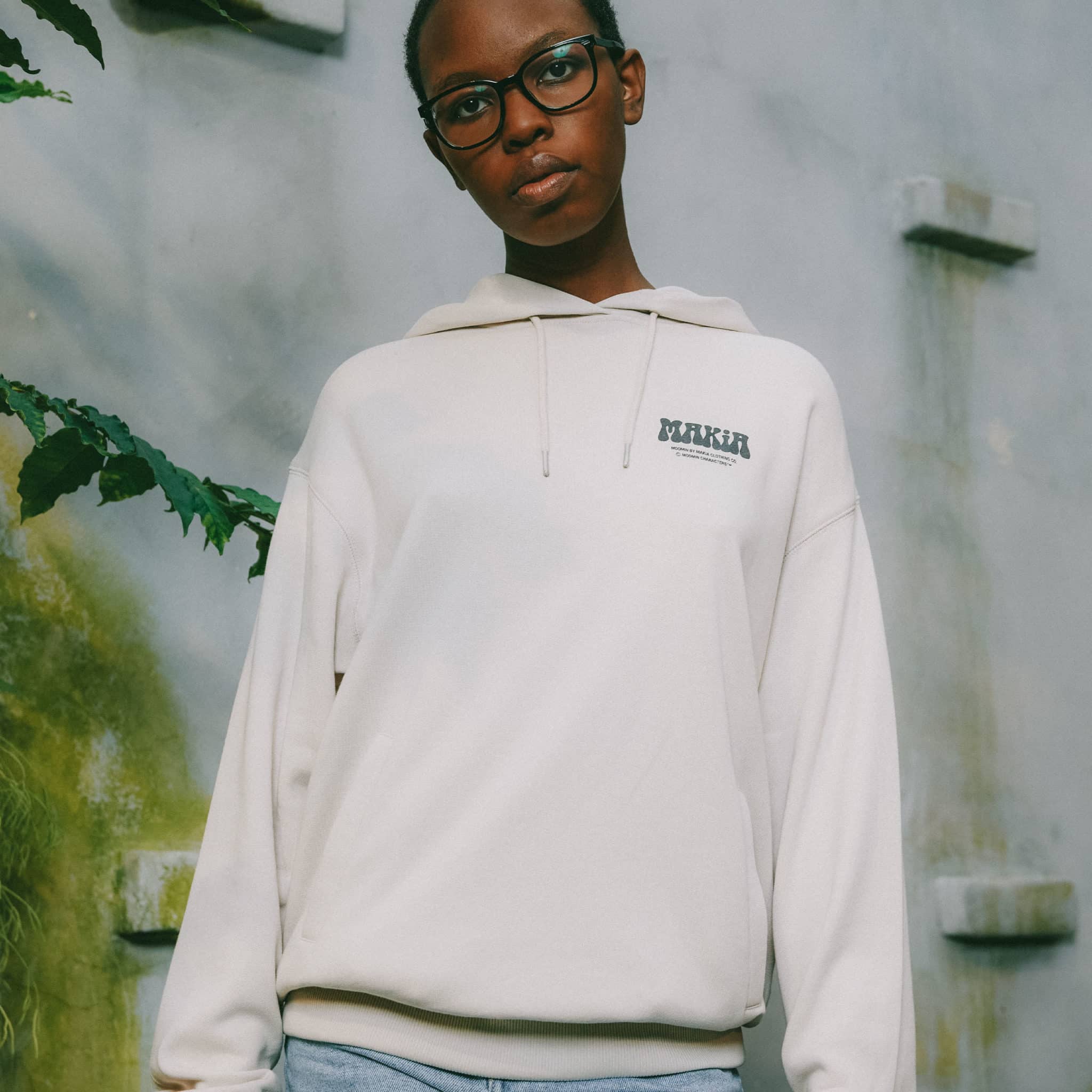 school Mechanically Spokesman Buy Makia x Moomin Groke Hooded Sweatshirt Off White - Scandinavian Fashion  Store
