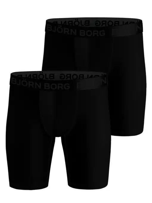 Björn Borg Performance Boxers Long Leg Black