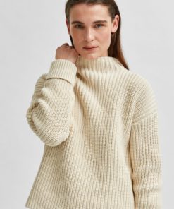 Selected Femme Selma Knit Pullover Birch