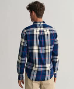 Gant Plaid Flannel Shirt Cream