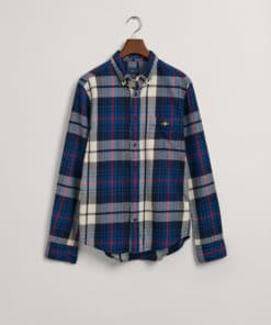 Gant Plaid Flannel Shirt Cream