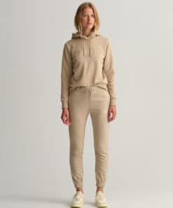 Buy Gant Woman Tonal Archive Shield Sweatpants Concrete Beige