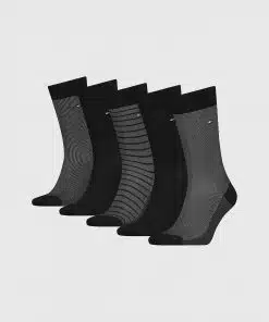 Tommy Hilfiger 5-Pack Socks Black
