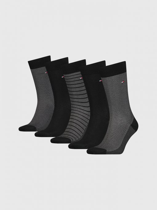 Tommy Hilfiger 5-Pack Socks Black