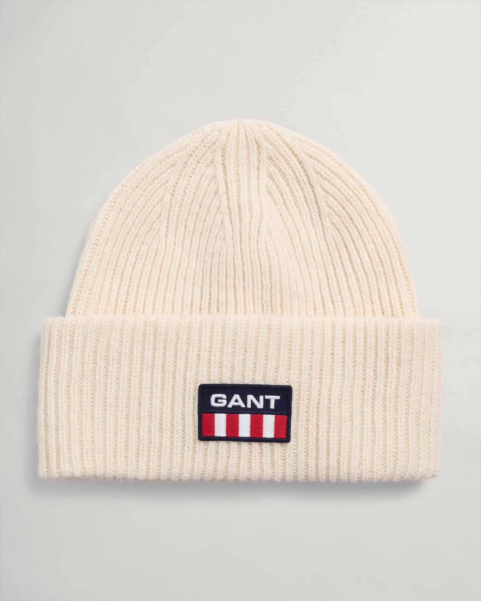 LOGO BEANIE CREAM