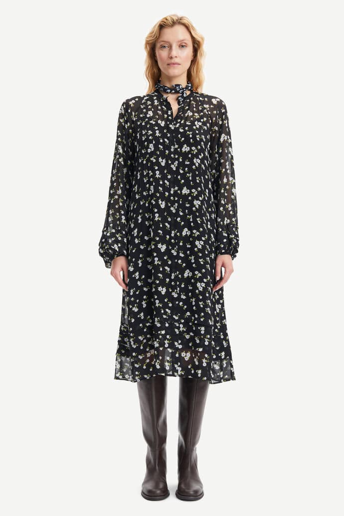 Buy Samsoe & Samsoe Elma Shirt Dress Dark Meadow - Scandinavian Fashion ...