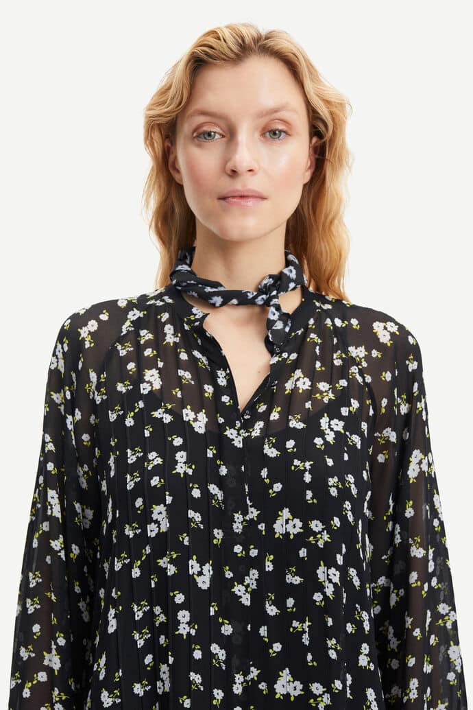 Buy Samsoe & Samsoe Elma Shirt Dress Dark Meadow - Scandinavian Fashion ...