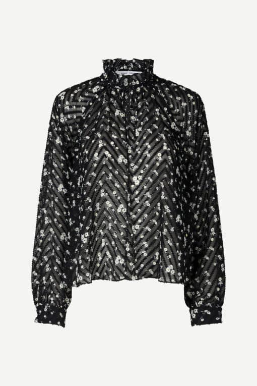 Buy Samsoe & Samsoe Karookhi Blouse Dark Meadow - Scandinavian Fashion ...