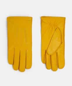 J.Lindeberg Milo Leather Gloves Daylily