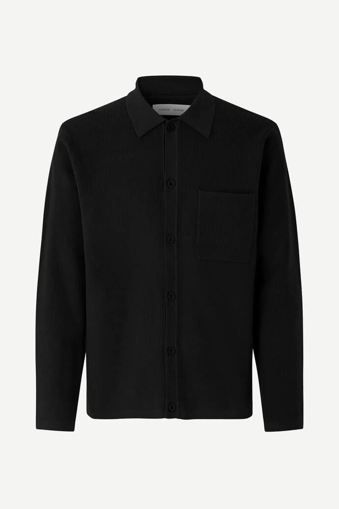 Buy Samsoe & Samsoe Jonny Shirt Black - Scandinavian Fashion Store