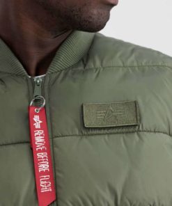 Buy Alpha Industries Puffer Vest LW Sage Green - Scandinavian Fashion Store | Übergangsjacken