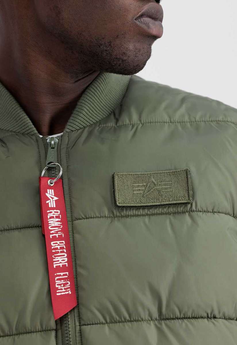 Buy Alpha Industries - Scandinavian Puffer Fashion LW Sage Green Store Vest