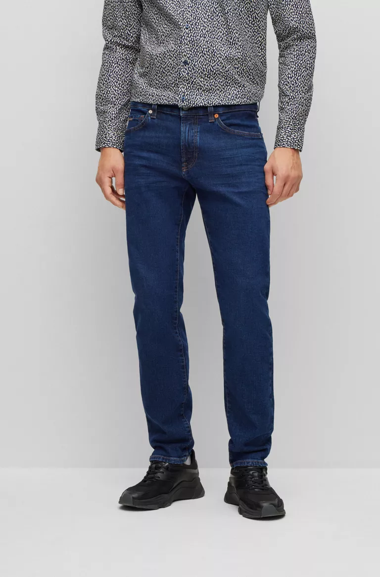 Buy Boss Maine Jeans Blue - Scandinavian Fashion