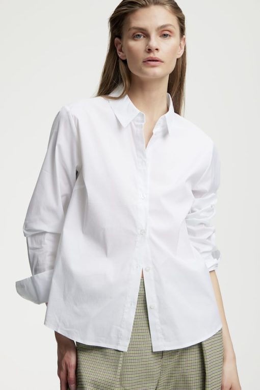 Buy Gestuz Tolinagz Shirt Bright White - Scandinavian Fashion Store