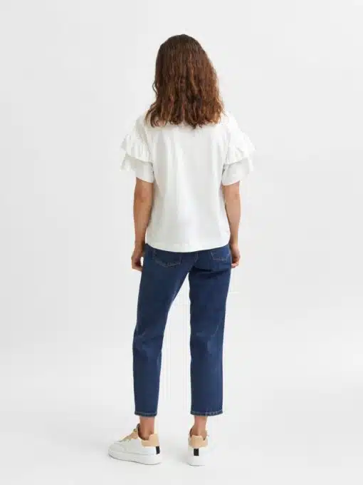 Selected Femme Rylie Florence Tee Snow White