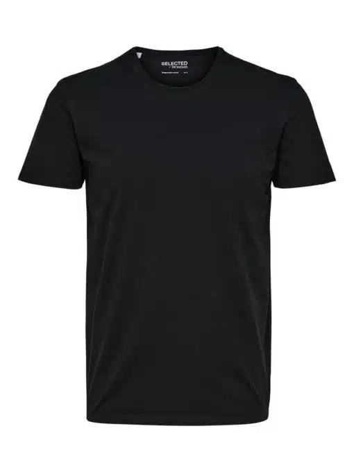 Selected Homme Ael O-Neck T-shirt Black