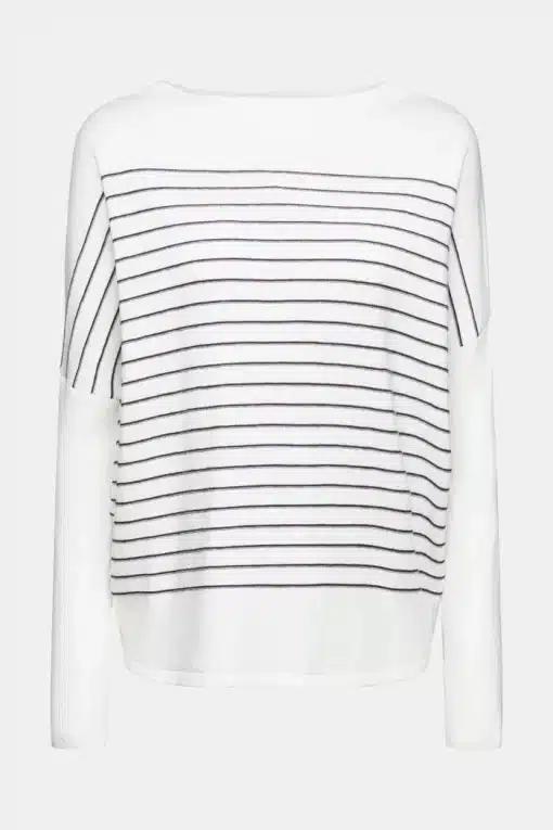 Esprit Striped Sweater New Off White