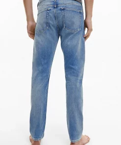 Buy Calvin Klein Slim Tapered Jeans Denim Blue - Scandinavian Fashion Store