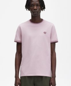 Fred Perry Twin Tipped T-shirt Chalky Pink