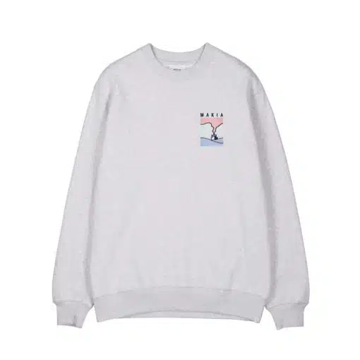 Makia Steamer Sweatshirt Light Grey