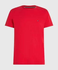 Tommy Hilfiger Stretch Slim Fit Tee Primary Red