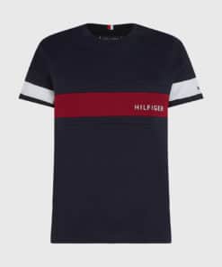 Tommy Hilfiger Colorblock Placement Tee Desert Sky