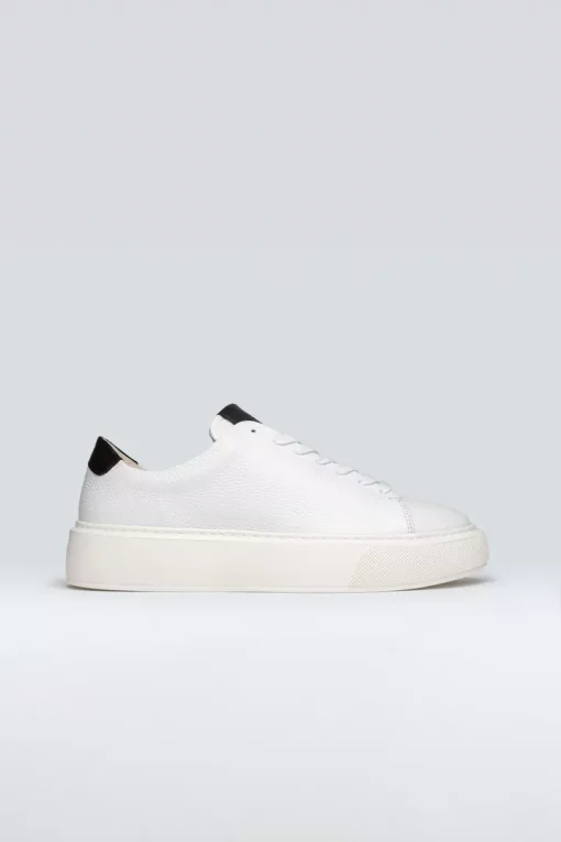 Sneaky Steve Starlight Leather Shoe White/Black