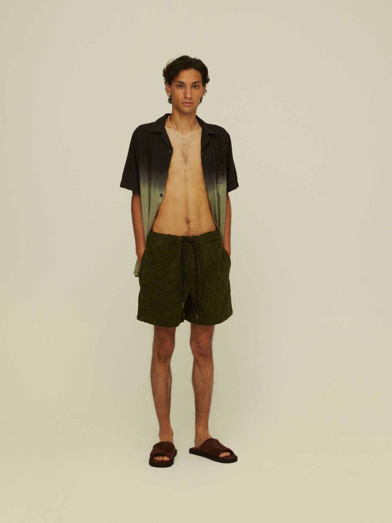 Buy OAS Squiggle Terry Shorts - Scandinavian Fashion Store