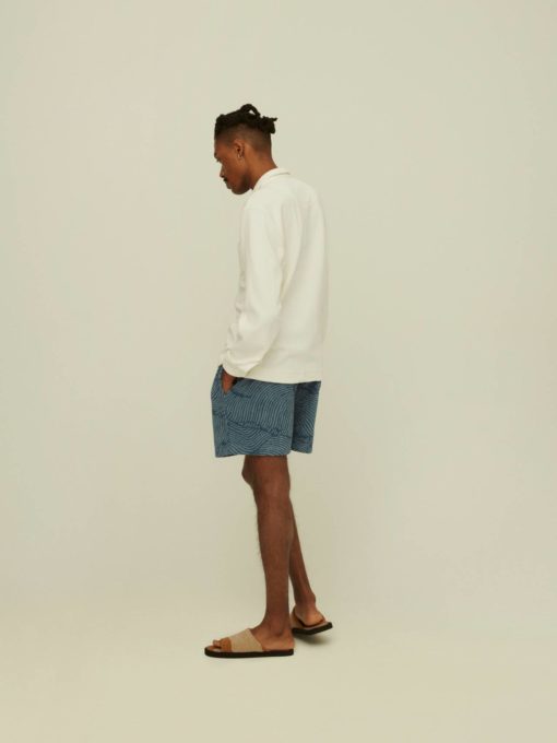 OAS White Terry Camisa Shirt