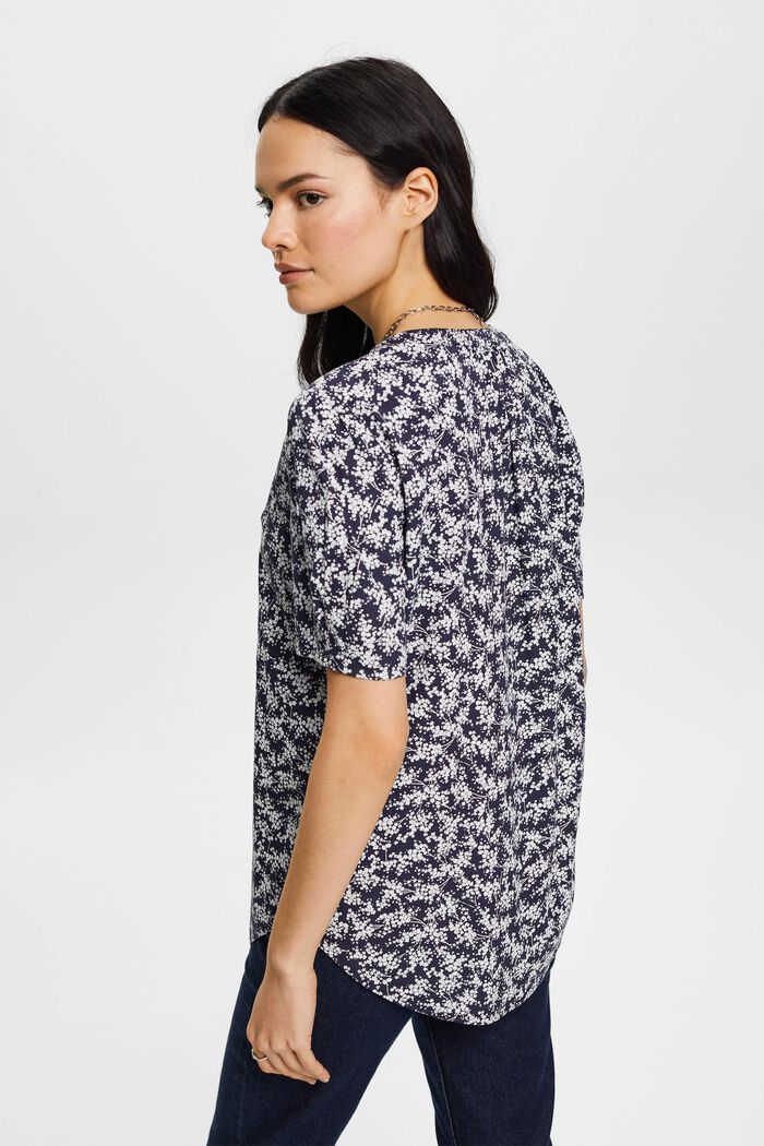 Buy Esprit Short Sleeve Blouse Navy - Scandinavian Fashion Store