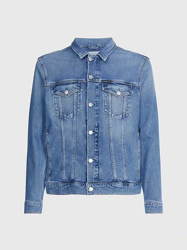 Calvin Klein Jeans Sherpa Denim Jacket – jackets & coats – shop at Booztlet