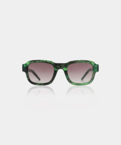 A.Kjaerbede Halo Sunglasses Green Marble Transparent