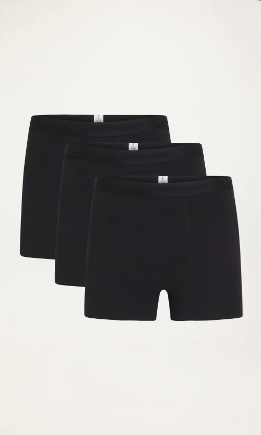 Knowledge Cotton Apparel 3-Pack Underwear Black