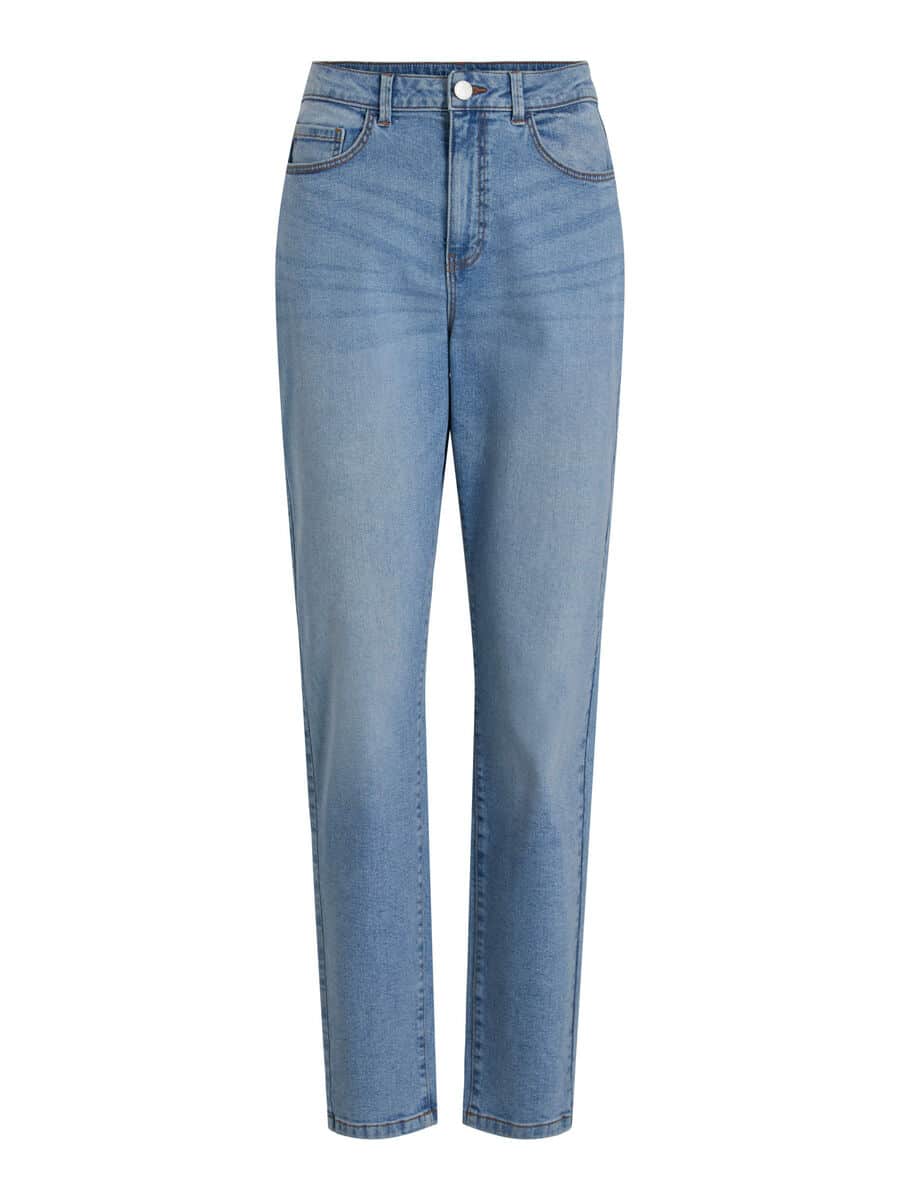 Buy Vila Naomi Mom Jeans Light Blue Denim - Scandinavian Fashion Store