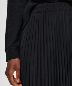 Selected Femme Alexis Midi Skirt Black