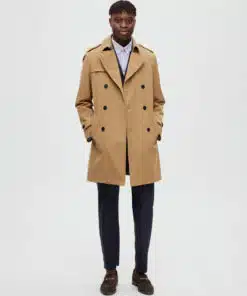 Selected Homme William Trench Coat Ermine