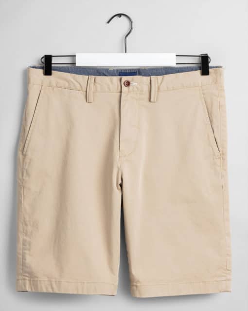 Gant Twill Shorts Dark Khaki