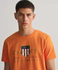 Gant Archive Shield T-shirt Pumpkin Orange