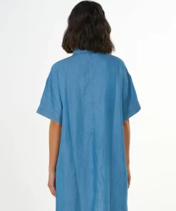 Knowledge Cotton Apparel A-Shape Tencel Dress
