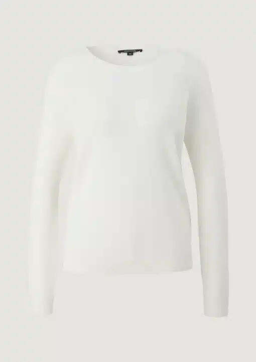Comma, Knitted Pullover White