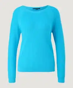 Comma, Knitted Pullover Turquoise